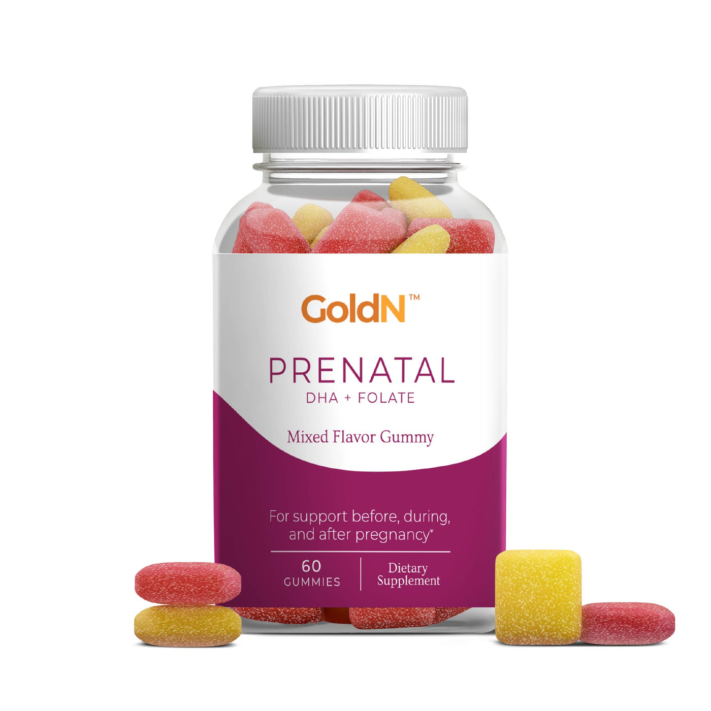 GoldN™ Prenatal DHA and Folate Premium Gummies
