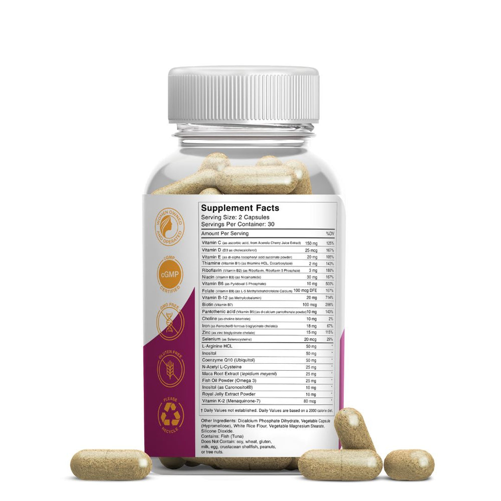 GoldN™ Omega 3, Folate CoQ10 Ubiquinol Prenatal Supplement