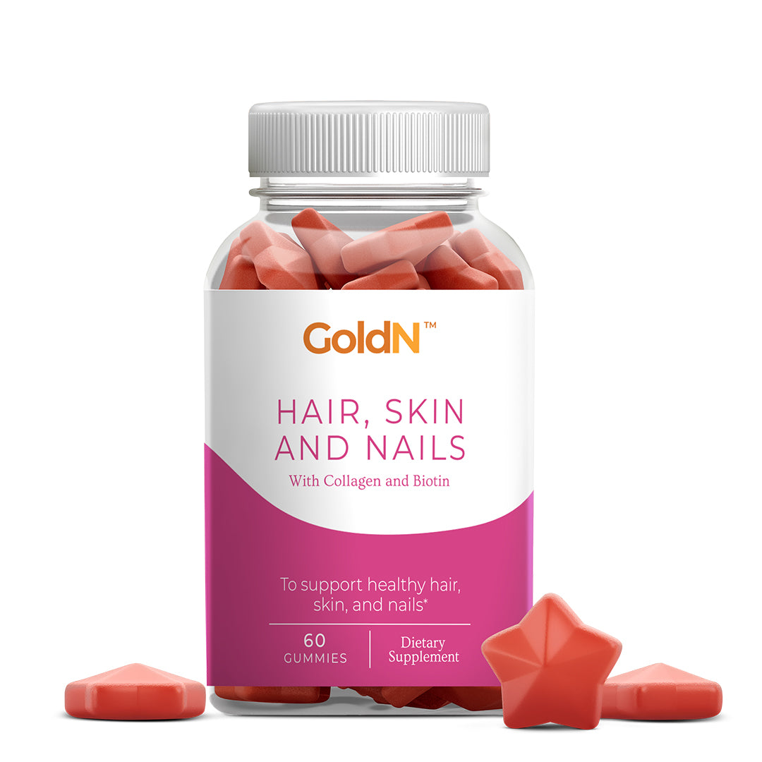 GoldN™ Hair, Skin & Nails Premium Gummies with Collagen