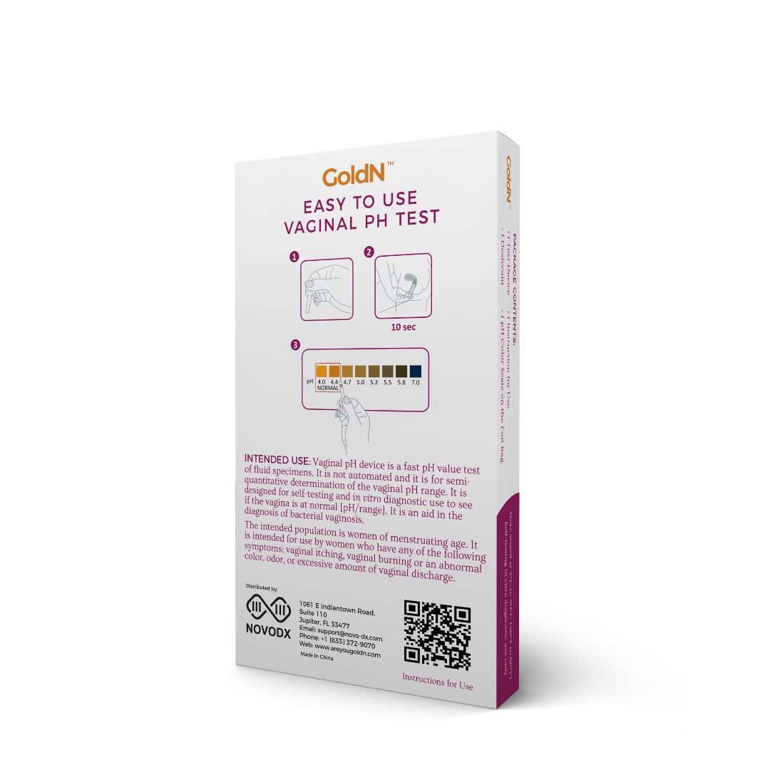 GoldN™ Easy To Use Vaginal pH Test (1 Count)