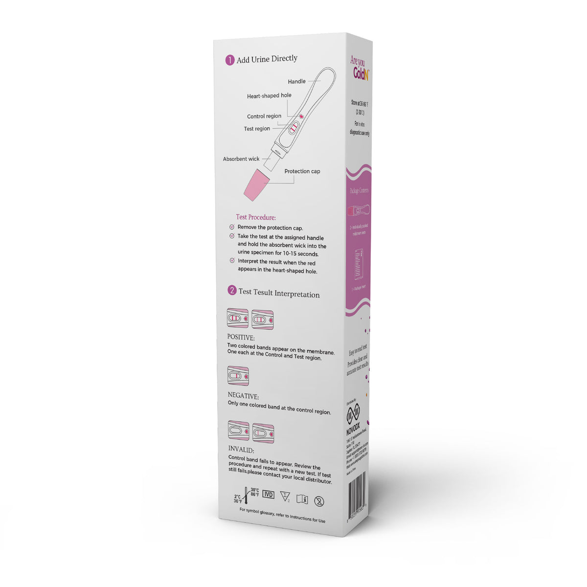 GoldN™ Easy To Use Pregnancy Test (2 Count)