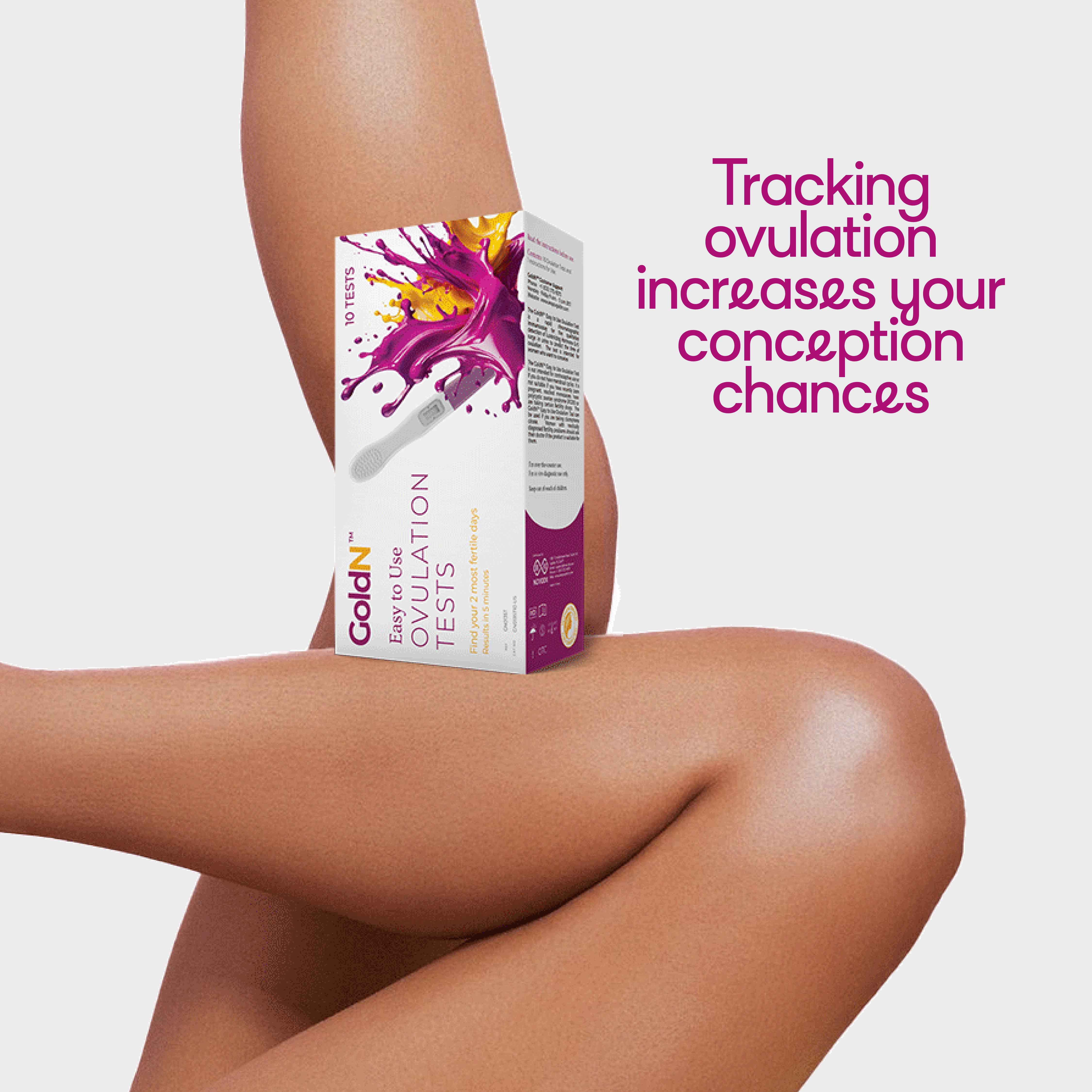 GoldN™ Easy To Use Ovulation Test (10 Count)