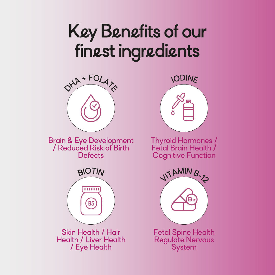 Keep Your Prenatal Routine Consistent: DHA + Folate in One Daily Gummy