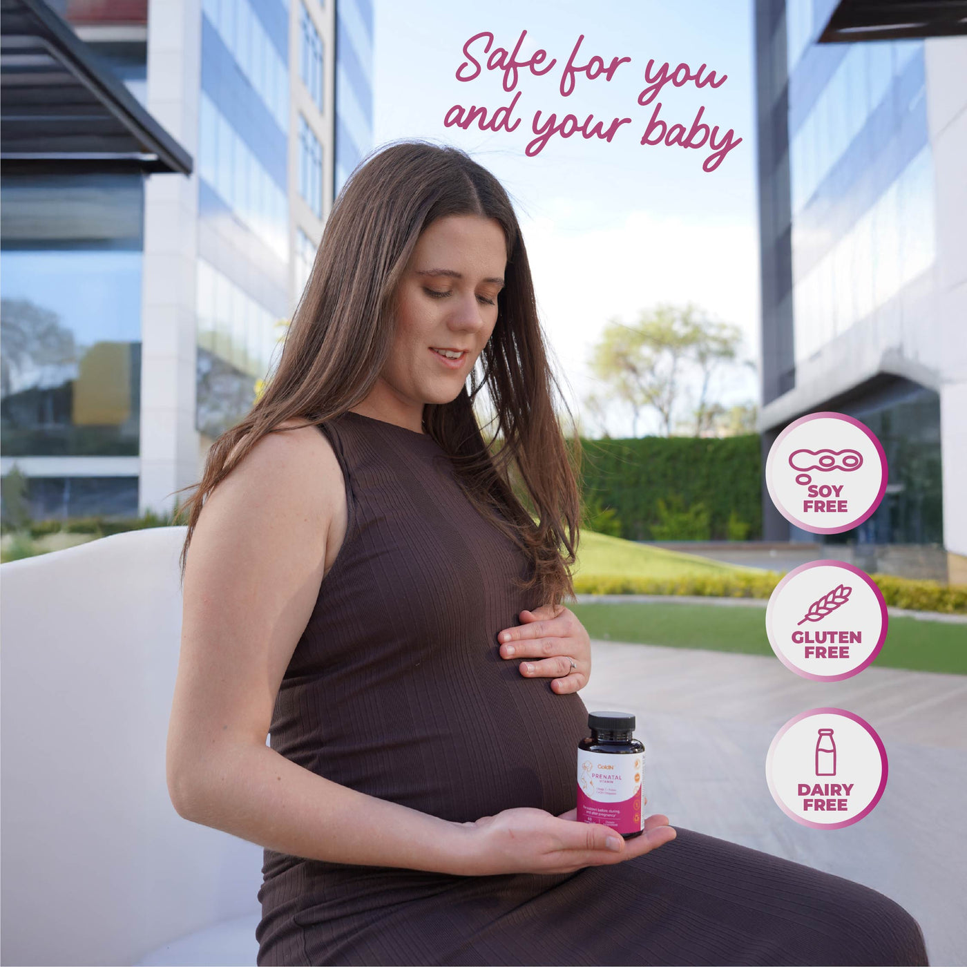 GoldN™ Omega 3, Folate CoQ10 Ubiquinol Prenatal Supplement