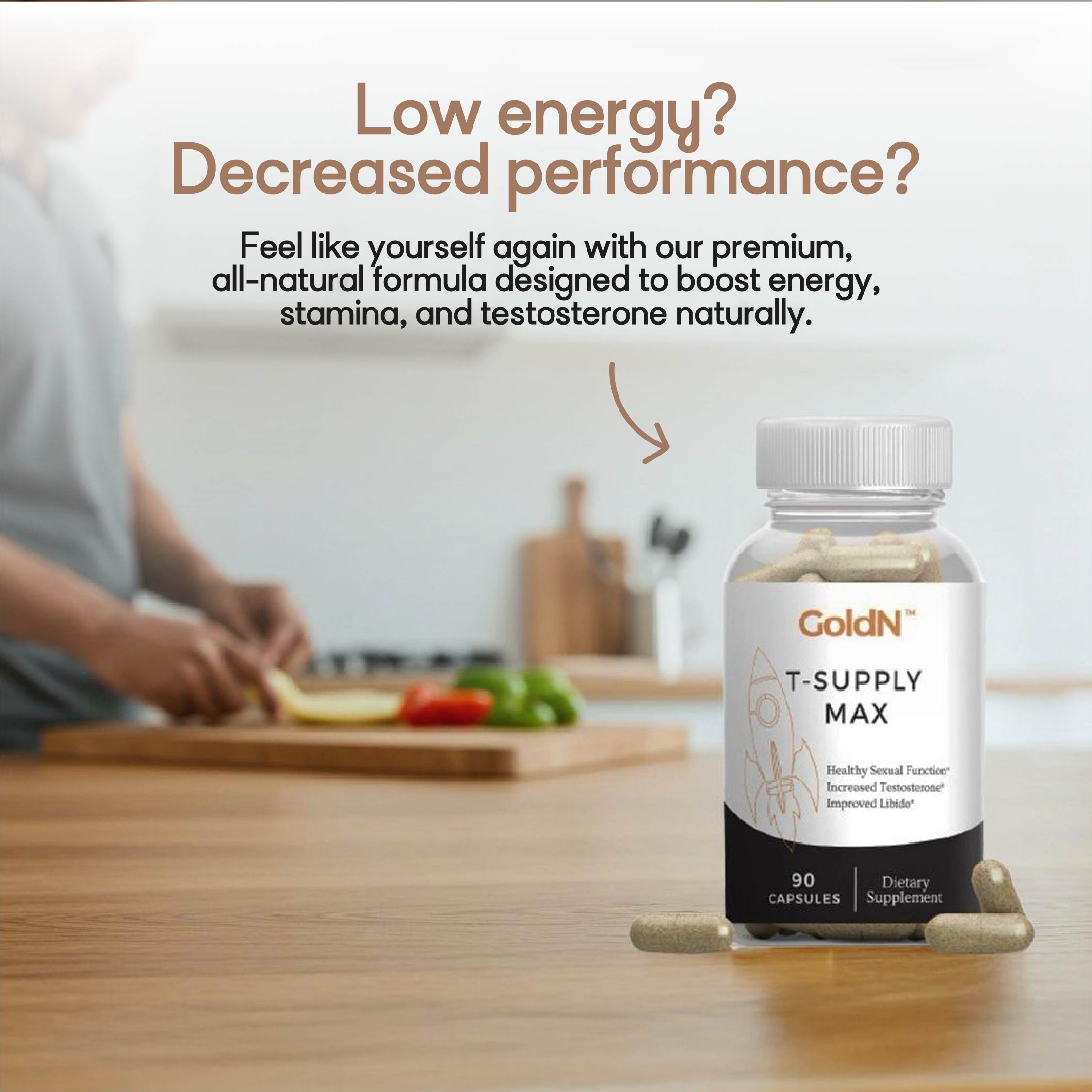 GoldN™ T-Supply Max Supplement For Him