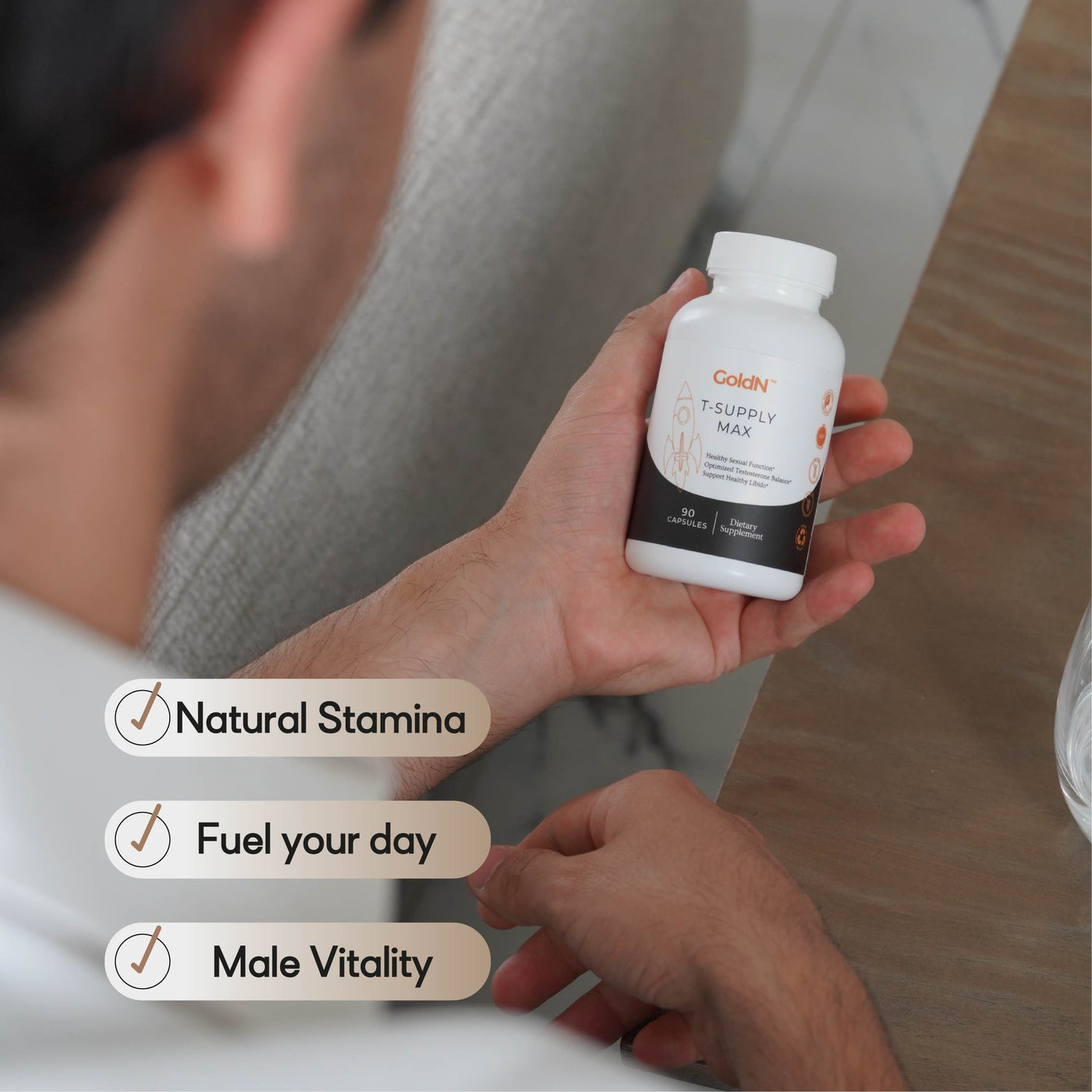 GoldN™ T-Supply Max Supplement For Him