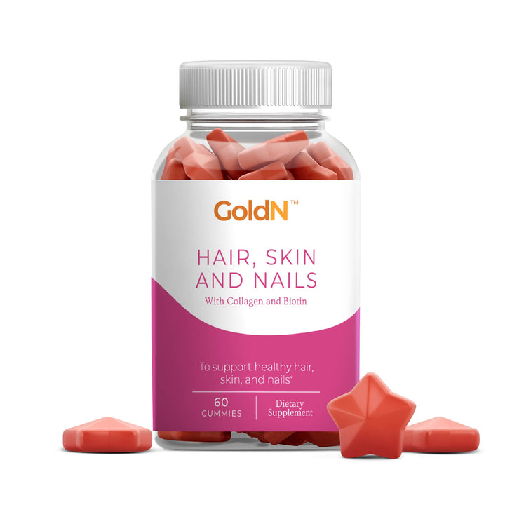 GoldN™ Hair, Skin & Nails Premium Gummies with Collagen