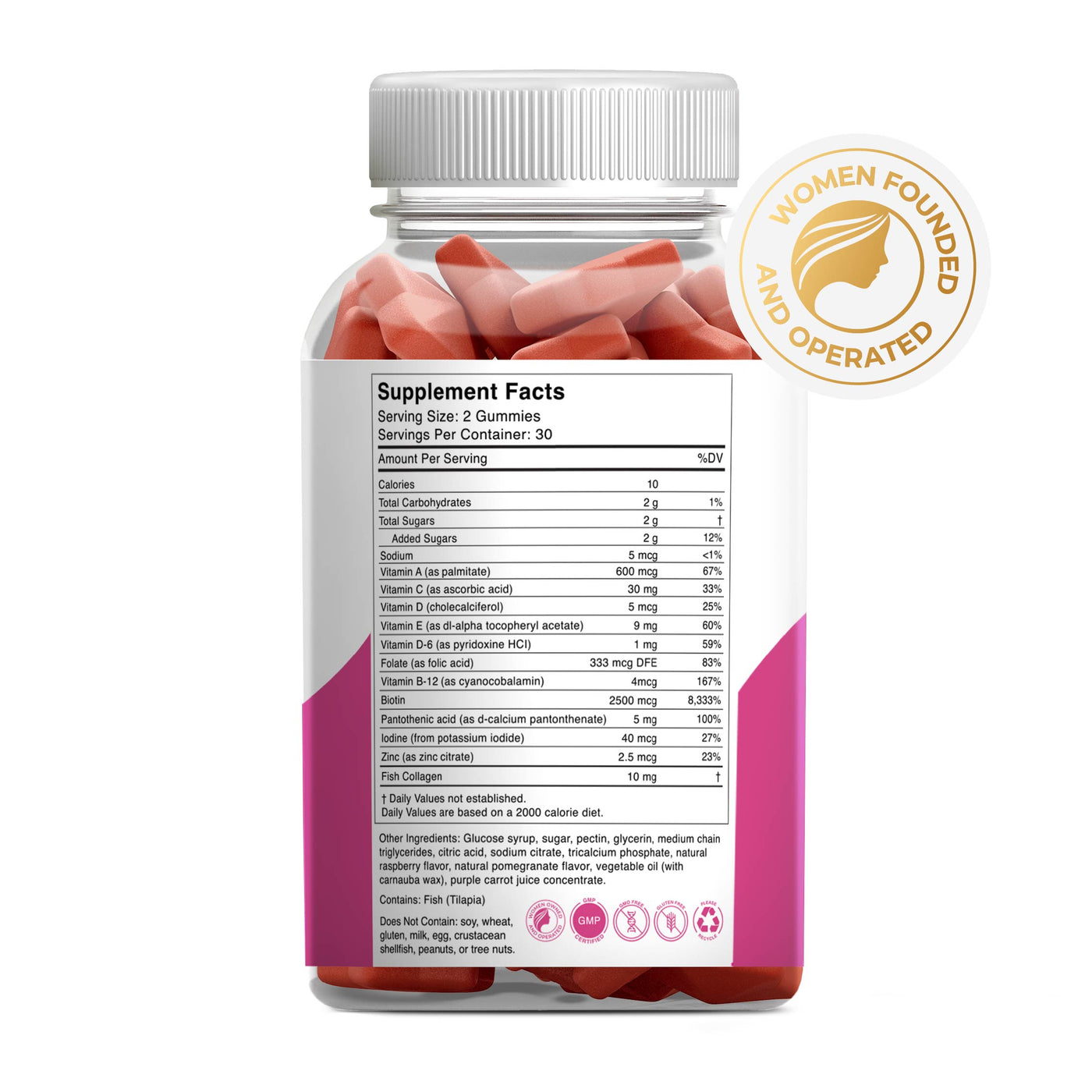 GoldN™ Hair, Skin & Nails Premium Gummies with Collagen