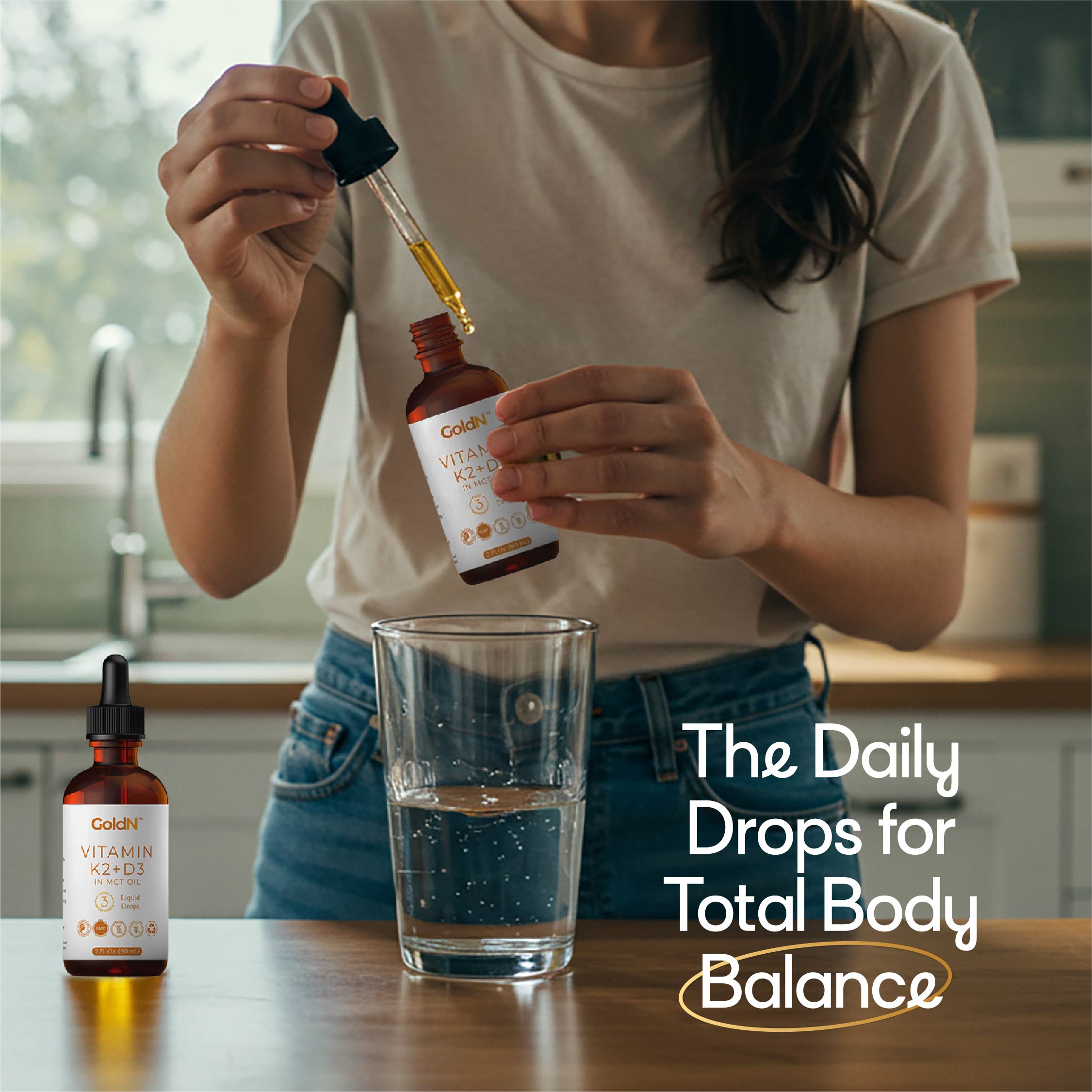 GoldN™ Vitamin K2+D3 Liquid Drops